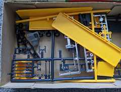 VTG UNBUILT 1970s LINBERG #1047 SNAP FIT FORD CL-9000 SEMI TRAILER TRUCK HO KIT