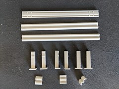 1/24 1/25 Scale Guardrail kits -Safety Barriers for model car diorama (set of 3)