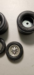 MODEL CAR SLICKS, TIRES AND MAGS BLE04