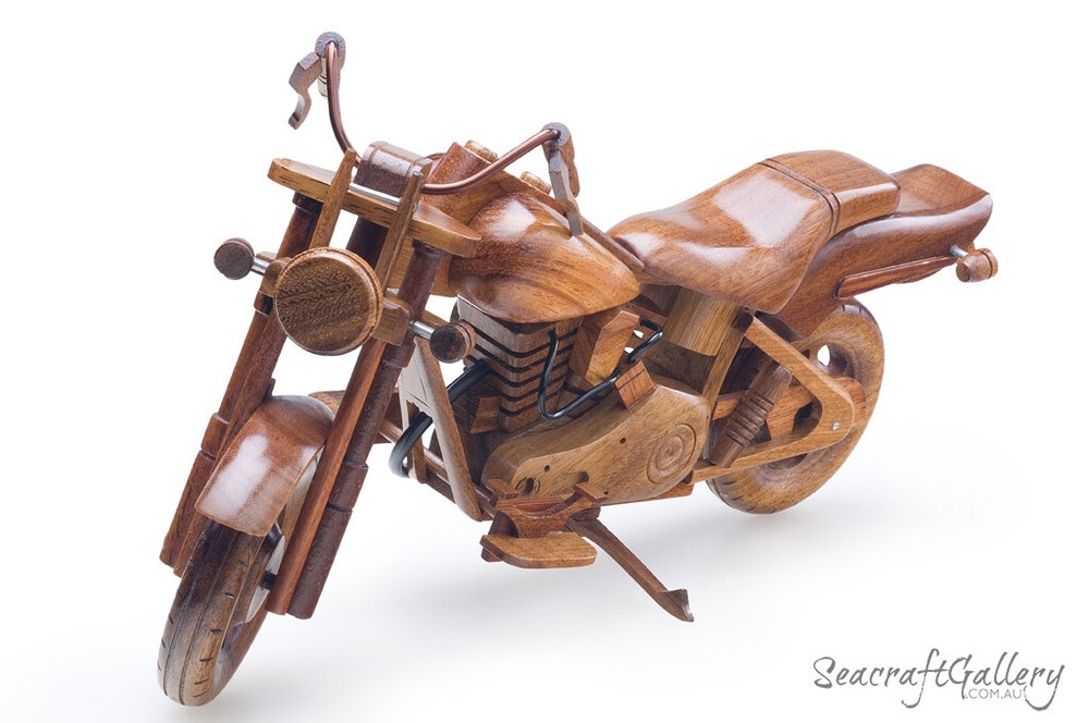 H-D NIGHT TRAIN Motorbike Models Handmade Unique Wooden Gifts Hobbies