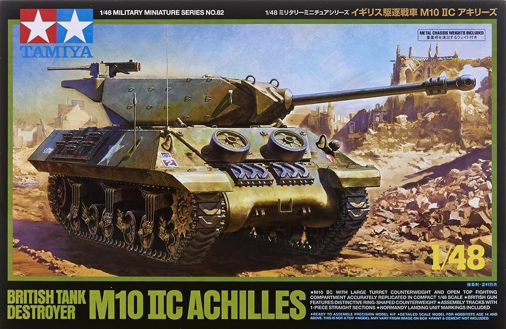 Tamiya 1:48 British Tank Destroyer M10 IIC Achilles Model Kit 32582