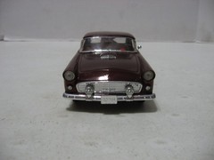 Monogram Burgundy 1956 Ford Thunderbird T-Bird 1/24 Scale Built Model Kit #2289