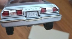 1975 Ford Mustang II Dealer Showroom Advertising Promo model 1/25 Silver NOS