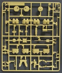ACADEMY 1/35 Scale German Tiger-1 Late Ver. – Parts Tree D from Kit No. 13314