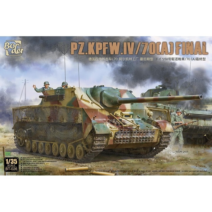 Border Model #BT-026 1/35 PZ.KPFW.IV/70(A) FINAL