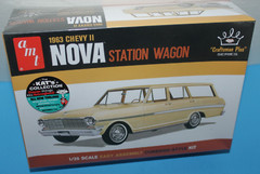 1963 CHEVY II NOVA Station Wagon 1/25 scale AMT model kit #1202 SEALED Chevrolet