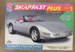 NEW AMT Model Kit Snap Fast Plus 1996 Corvette Collector Edition #8765