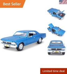 Multicolor 1:24 Chevy Chevelle SS 396 Model Car – Die-Cast with Opening Doors