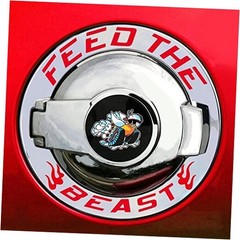 for Dodge Challenger Accessories-Gas Tank Door Cover Overlay For Unique Style