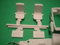 1968 Ford Mustang GT Cobra Model Car 1/25 Bucket Seat Interior Tub Dash Door