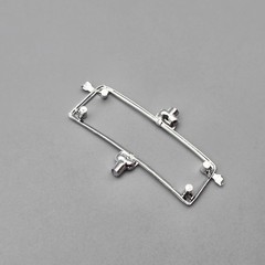 AMT 1/25 66 1966 Chevelle Parts Kitbash Chrome Rear Window Frame