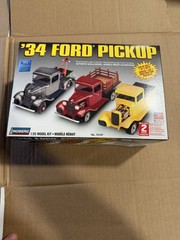 Lindberg 1934 Ford Pickup 3-Way 1/25 Scale Plastic Model Kit SEALED NEW open box