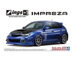 Aoshima 1/24 ings GRB Impreza WRX STI ’07 Subaru Plastic Model Kit