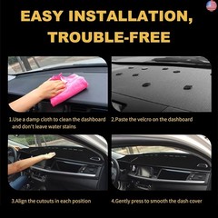 Dashboard Cover Dash Cover Mat Pad Carpet Custom Fit for Ford Fusion 2006 2007
