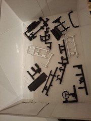 AMT ’67 SHELBY GT-350 MODEL CAR KIT BLK plastic 1:25 AMT834 Partially Together