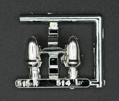 AMT Ertl 8598 ’55 Chevy Stepside Parts Kit Bash Chrome Parts #514 #515