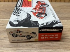 VTG 1959 Strombecker Mercedes Benz Electric Powered Racing Cars 1/24 w/ box ++