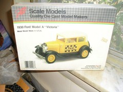 RARE NOS SEALED BOXED HUBLEY SCALE MODEL A FORD VICTORIA TAXI Cab LOW EBAY PRICE