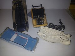 Monogram Revell Junkyard Built Parts Lot 1/32 1/24 1/25 Model Car Parts