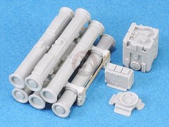 Legend 1/35 TOW Anti-tank Missile Vehicle Rack Set (6 pcs w/Accessories) LF3D006