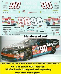 NASCAR DECAL #90 HEILIG-MEYERS 1998 FORD TAURUS DICK TRICKLE SLIXX 1/24