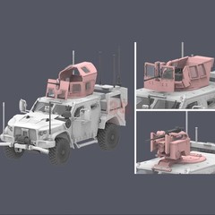 Fore Hobby 2005 1/72 Scale M1278 JLTV (Joint Light Tactical Vehicl) Model Kit