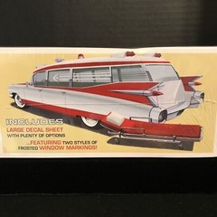 AMT 1395/12 ‘59 CADILLAC AMBULANCE MODEL KIT-NIB-1/25 SCALE