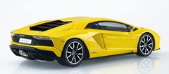 1/32 The Snap Kit Lamborghini Aventador S Pearl Yellow Plastic Model Kit AOSHIMA