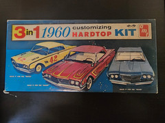 Vintage AMT 1960 Mercury Hardtop 3 in 1 Customizing Kit “BOX ONLY” N0. 139