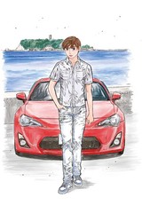 Aoshima Katagiri Kanata Zn6 Toyota86 Comics Vol.1 Odawara Pikes Peak 1/24 – US