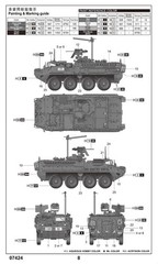 Trumpeter 07424 1/72 US Army M1131 Stryker Fire Support Vehicle New Kit