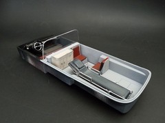 AMT 1959 Cadillac 1:25 scale, White, Clear, Transparent Red, Chrome-plated