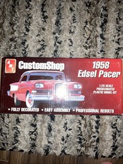 AMT #30245 – 1958 Edsel Pacer CustomShop -sealed – COMPLETE – RARE 1990s Kit