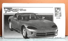 1/25 AMT ERTL DODGE VIPER RT-10 # 31276 (INSTRUCTIONS ONLY)