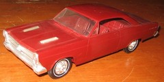 AMT 1966 Ford Fairlane GT 390 Maroon 1:25 Scale Promo Model Car No Box 66