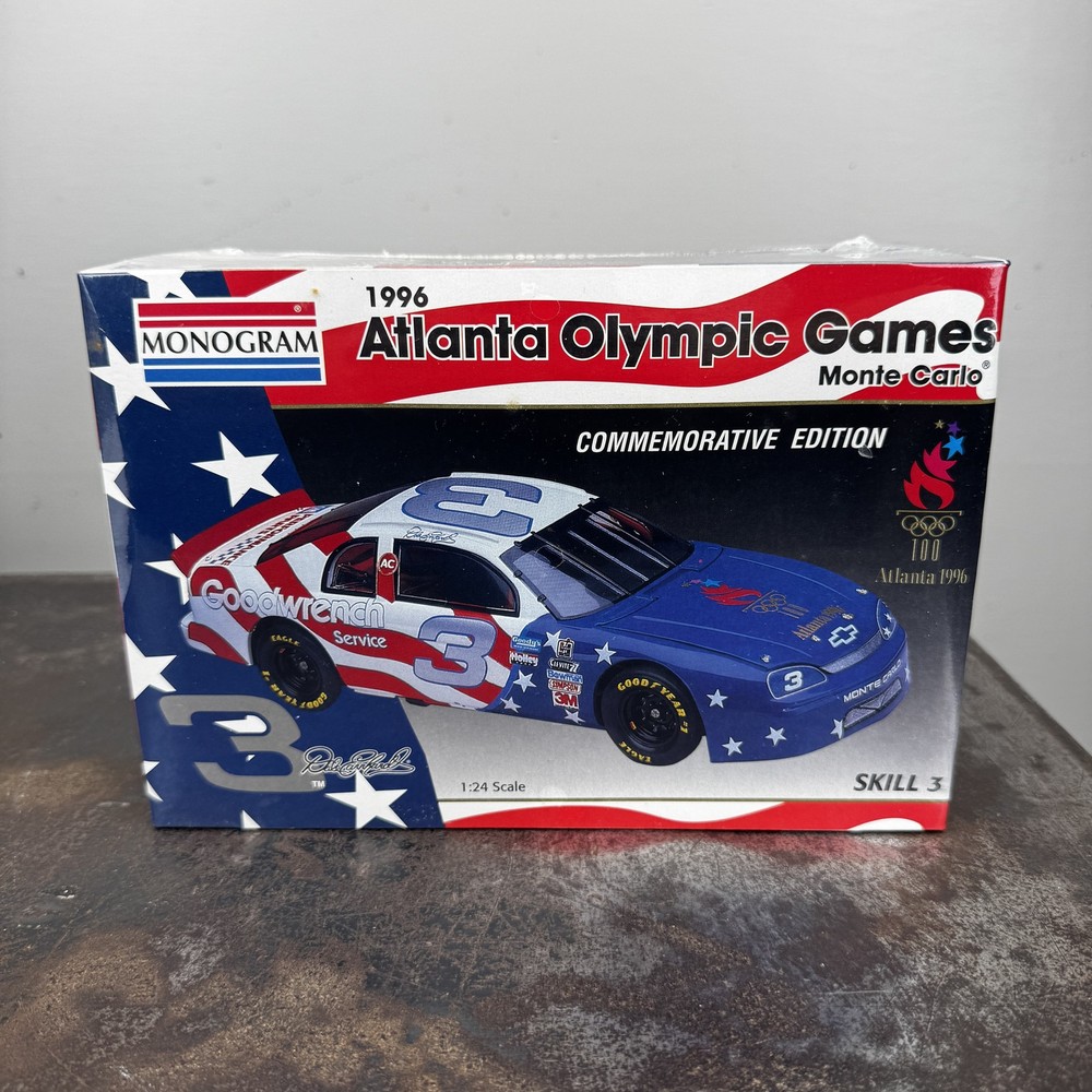 MONOGRAM Dale Earnhardt #3 1996 Atlanta Olympic Games 85-2483 1:24 New / Sealed