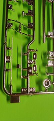 1968 Volkswagen Beetle VW 1/24 Revell Chrome Emblem Door Handles Wipers Antenna