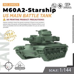 SS144929 V2.0 1/144 Military Model Kit US M60A2-Starship Main Battle Tank