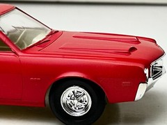Jo-Han 1969 AMC Javelin SST Promo Car with Original Box, Red to Blue