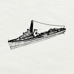 SSC739 1/2000 Italian Navy Caio Duilio Class Destroyer ITS Maggioni Water Line