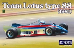 Rare kit EBBRO 1/20 Model Lotus type 88 1981 from Japan 1461