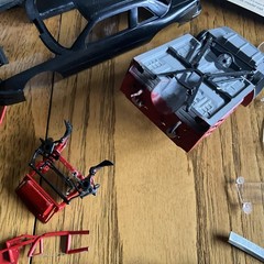 Built Model Car, 1991 Monogram Stock Car STARTED, INCOMPLETE, MODIFIED