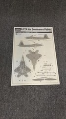 Academy 1/48 F 22A Raptor fighter jet Collectables 17+
