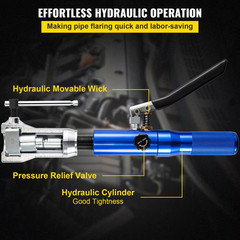 Hydraulic Flaring Tool Kit, 32 PCS 45° Double/Brake Repair Brake Flaring Tools,