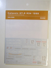 SHUNKO Decal Sheet 1:24 Scale Calsonic GT-R R34 1999 #SHK-D395 Suit Tamiya Kit