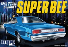 MPC 1/25 1970 Dodge Coronet Super Bee Model Kit Firestone Wide Oval MPC985