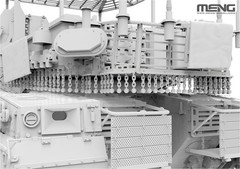GSI Creos Meng 1 35 Israel Merkava Mk.4M Cage Armor Model Kit MTS056