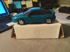 AMT ERTL 1991 GEO STORM GSI TEAL BLUE METALLIC DEALER PROMO CAR 1:25 #6963 NIB