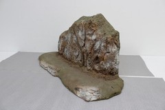 Custom Resin Model Mountain Diorama WWII Rock Formation