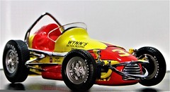Racer Race Built Metal Model Car 1 1 18 Indy 500 Sprint Midget Dirt Hot Rod